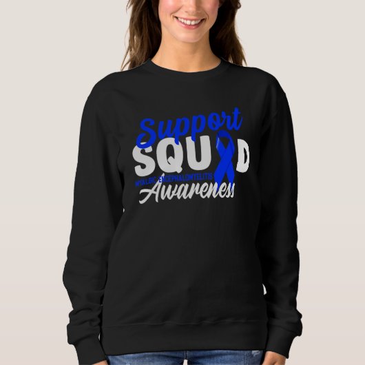 Sweatshirt Équipe De Soutien I Me Cfs Myalgale Encéphalomyéli (Devant)