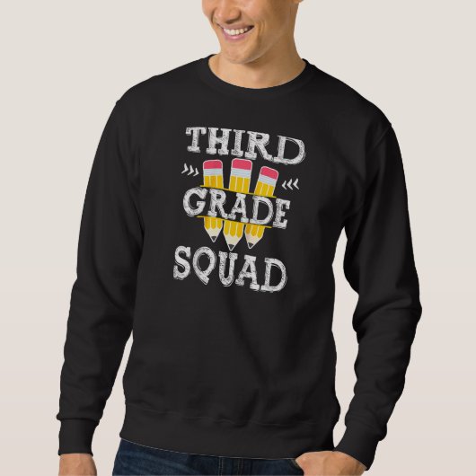 Sweatshirt Équipe de squad de troisième degré (Devant)