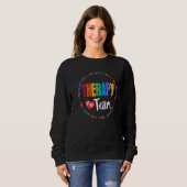 Sweatshirt Équipe De Thérapie Pt Ot Physique (Devant entier)