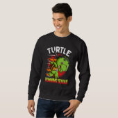 Sweatshirt Équipe de Tortue en Course Marathonien en Course (Devant entier)