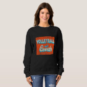 Sweatshirt Équipe de volley-ball (Devant entier)