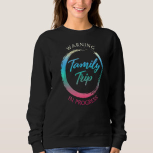 Sweatshirt Équipe De Voyage En Cours De Fête Route D'Été Tr
