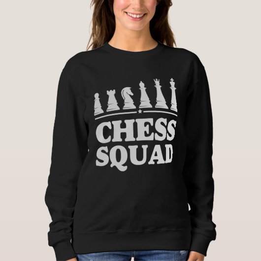 Sweatshirt Équipe D'Échecs Pour Les Échecs Correspondant Équi (Devant)