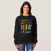 Sweatshirt Équipe D'Éducation Spéciale Premier Jour De L'Étud (Devant entier)