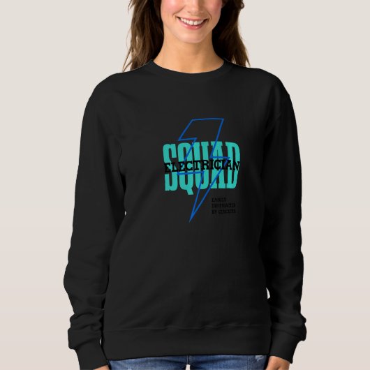 Sweatshirt Équipe d'électricien Électro Ouvrier Circuit   (Devant)