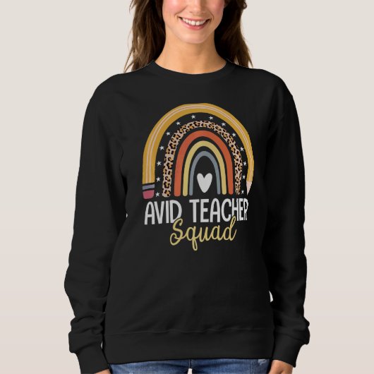 Sweatshirt Équipe d'enseignants avides Programme Avid Enseign (Devant)