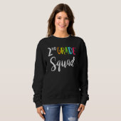 Sweatshirt Équipe d'enseignants de 2e année Escadron de 2e an (Devant entier)