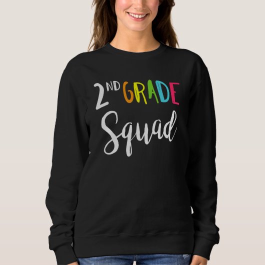 Sweatshirt Équipe d'enseignants de 2e année Escadron de 2e an (Devant)