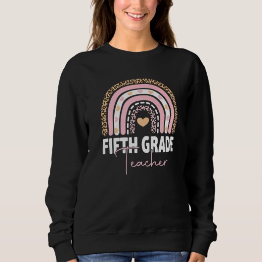 Sweatshirt Équipe d'enseignants de cinquième année 5e année E (Devant)