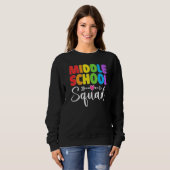 Sweatshirt Équipe D'Enseignants De L'École Secondaire Retour (Devant entier)