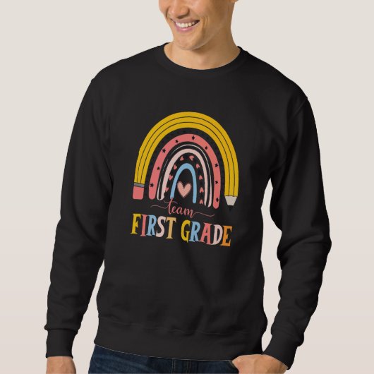 Sweatshirt Équipe d'enseignants de première année de première (Devant)