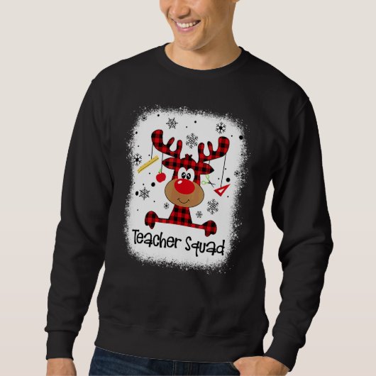 Sweatshirt Équipe d'enseignants décolorés Renne Enseignant No (Devant)