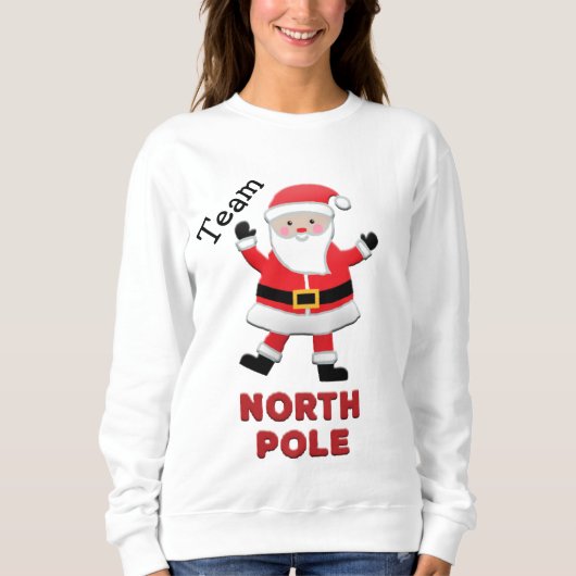 Sweatshirt Équipe d'enseignants Père Noël Noël (Devant)