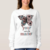 Sweatshirt Équipe d'enseignement Boho Motivational Custom Ens (Devant)