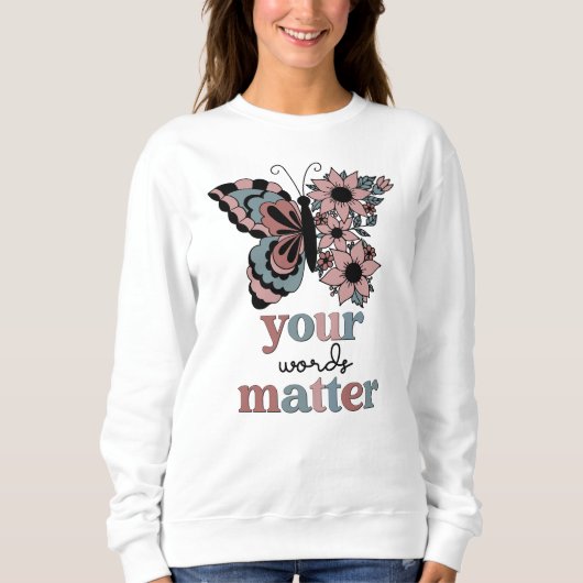 Sweatshirt Équipe d'enseignement Boho Motivational Custom Ens (Devant)