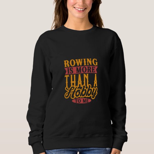 Sweatshirt Équipe d'équipage et devis d'amarrage de Rower u20 (Devant)