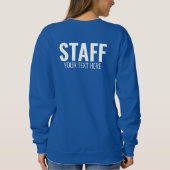 Sweatshirt Équipe D'Équipe Ajouter Le Texte Du Logo Ici Femme (Dos)