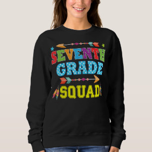 Sweatshirt Équipe d'équipe de 7e année Rocks Septième année R