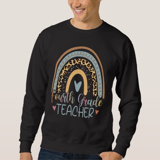 Sweatshirt Équipe des enseignants de quatrième année 4e année (Devant)