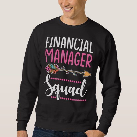 Sweatshirt Équipe des femmes de l'équipe de gestion financièr (Devant)