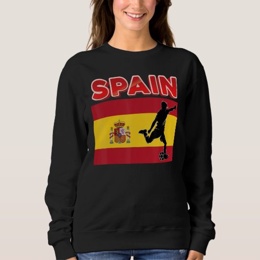 Sweatshirt Équipe d'Espagne de football mondial Cham (Devant)