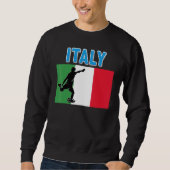 Sweatshirt Équipe d'Italie du monde de football football Cham (Devant)