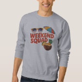 Sweatshirt Équipe du week-end (Devant)