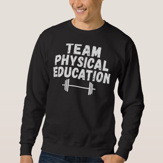 Sweatshirt Équipe Enseignant Pe en éducation physique (Devant)