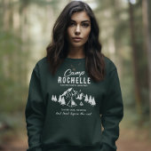 Sweatshirt Équipe EVJF Camping Vert