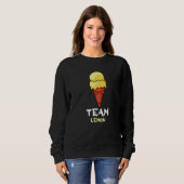 Sweatshirt Équipe Fruits citron (Devant entier)