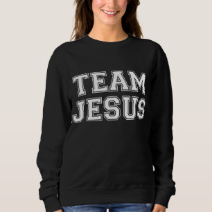 Sweatshirt Équipe Jésus Hommes Femmes Enfants Fun Christian