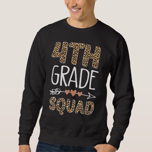 Sweatshirt Équipe Leopard de 4e année Étudiant de l'équipe Le (Devant)