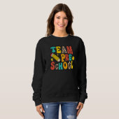 Sweatshirt Équipe léopard Enseignant de maternelle Élève Prem (Devant entier)
