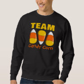 Sweatshirt Équipe Maïs de Bonbon Halloween (Devant)