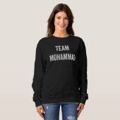 Sweatshirt Équipe Mohammad Allez Mohammad Supporteur Acclamat (Devant entier)
