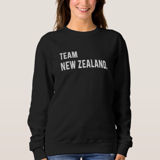 Sweatshirt Équipe Nouvelle-Zélande (Devant)