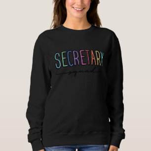 Sweatshirt Équipe Ou Équipe Du Secrétaire Qui Correspond Au R