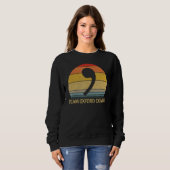 Sweatshirt Équipe Oxford Comma Retro Sunset Équipe Oxford Com (Devant entier)