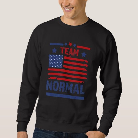 Sweatshirt Équipe Patriotique normale États-Unis drapeau amér (Devant)