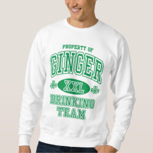 Sweatshirt Équipe potable irlandaise de gingembre