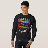 Sweatshirt Équipe Pré K Équipe Enseignant Retour À L'École (Devant entier)