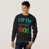 Sweatshirt Équipe Rocks de 5e année Enseignant de 5e année (Devant entier)