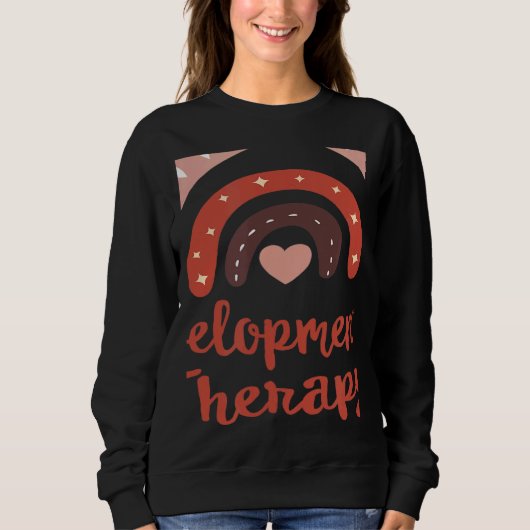 Sweatshirt Équipe RTI Thérapeute Développemental Intervention (Devant)