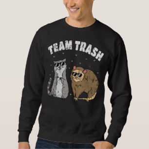 Sweatshirt Équipe Trash Raccoon Rat