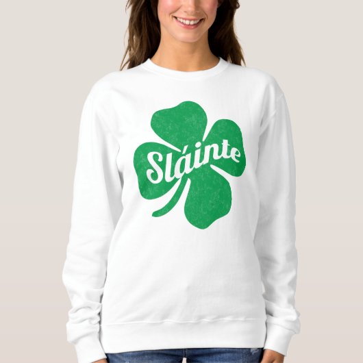 Sweatshirt Équipe vintage Sláinte (Devant)