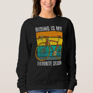 Sweatshirt équitation Est Ma Saison Préférée Vélo Vélo Vélo