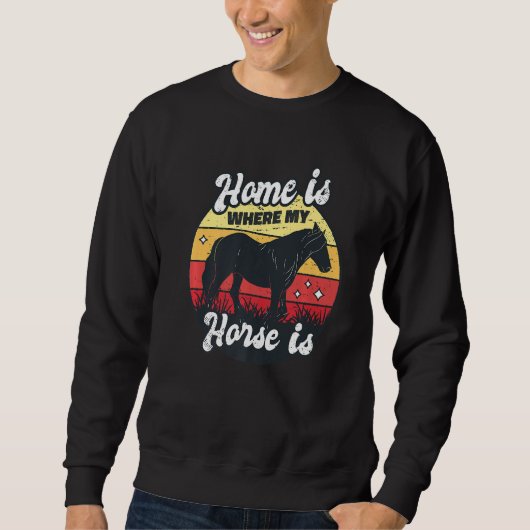 Sweatshirt Équitation Est Mon Hone Équitation Cheval (Devant)