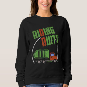 Sweatshirt équitation Jour des ordures Jour des ordures camio