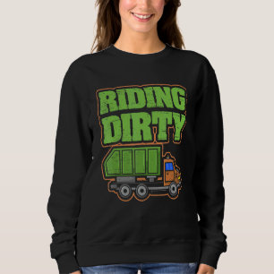 Sweatshirt équitation Jour des ordures Jour des ordures camio