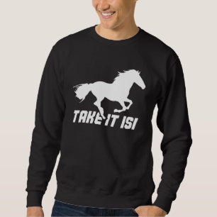 Sweatshirt Équitation Rider Prendre Isi